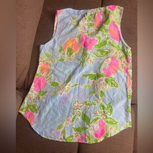 Lilly Pulitzer Pastel Floral Blouse